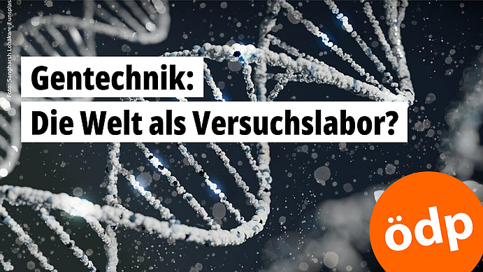 Eine DNA-Doppelhelix durch das Elektronenmikroskop betrachtet
